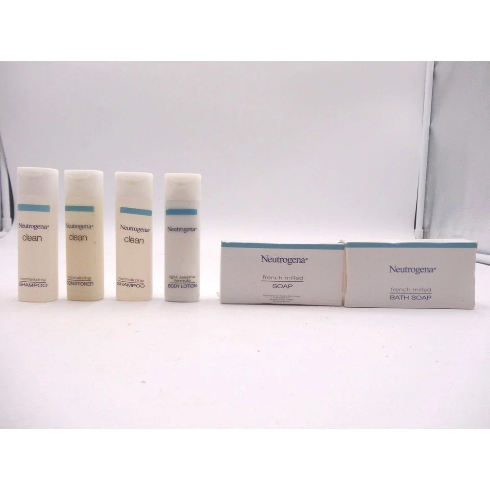 Neutrogena Clean Normalizing‎ Shampoo Conditioner French Milled Bath Soap Boxed
